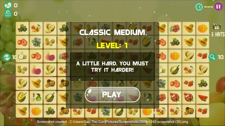 Fruit Onet Connect Classic