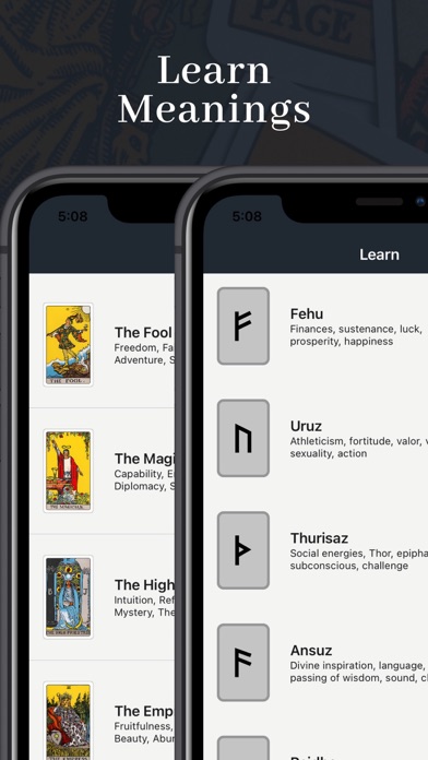 Tarot Divination and Runes Screenshot