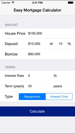 Easy Mortgage Calculator screenshot 2