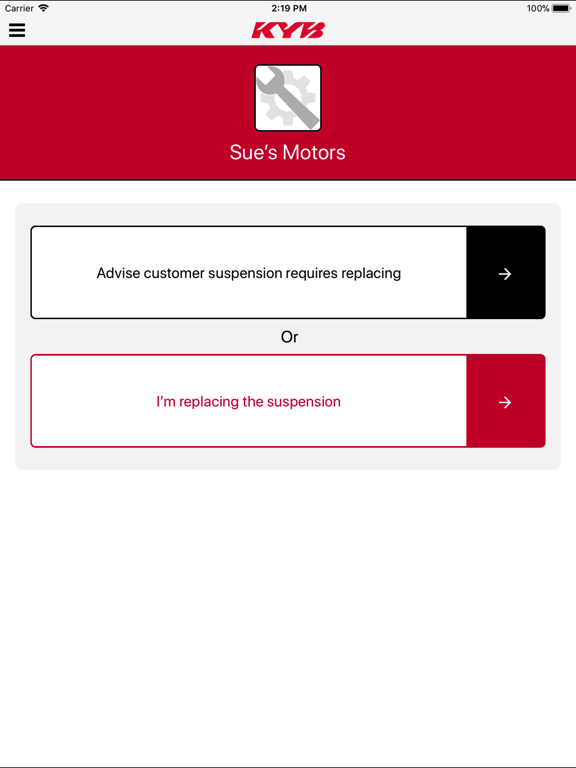 Screenshot #6 pour KYB Suspension Solutions App