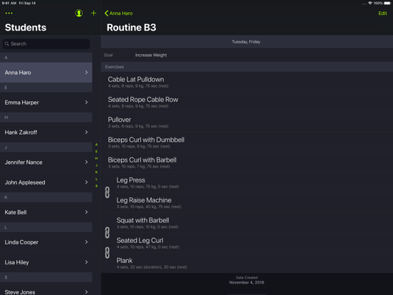 SmartGym: Gym & Home Workouts iPad app afbeelding 7