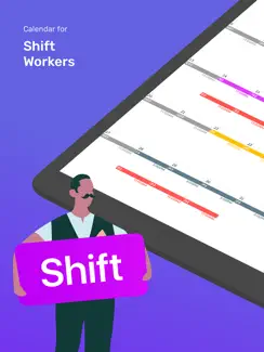 Shift Day Work Calendar: Spoke iPad image 1