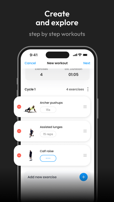 bim - fitness home workouts Screenshot