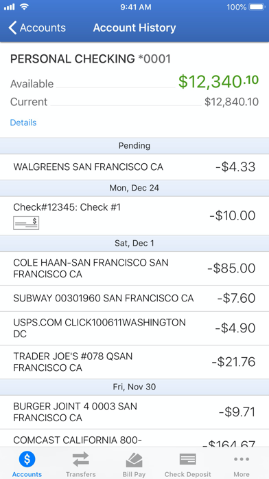 First Financial Bank Mobile Screenshot