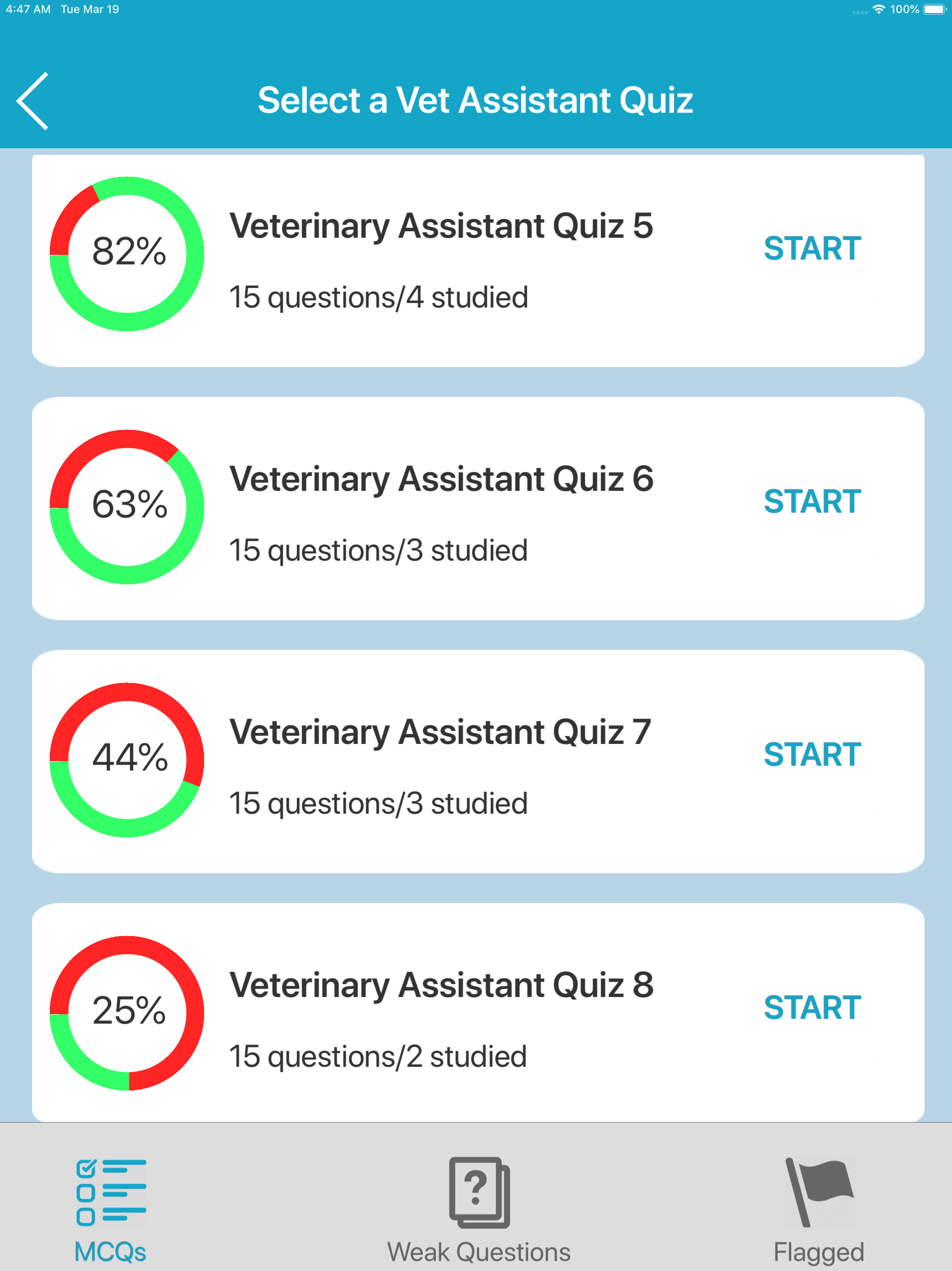 Veterinary Assistant Quizzes screenshot 11