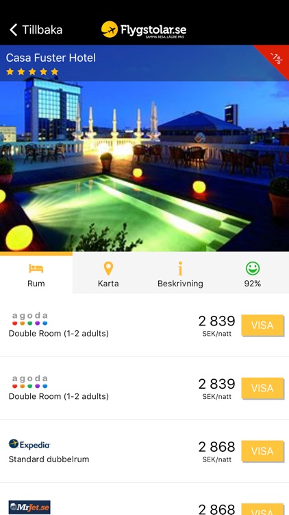 Flygstolar.se - Flyg & Hotell screenshot-4