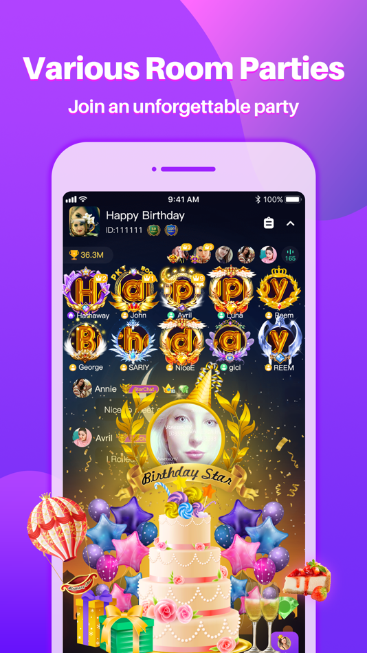 #2. StarChat-Group Voice Chat Room (iOS) 由: Star Chat International Limited