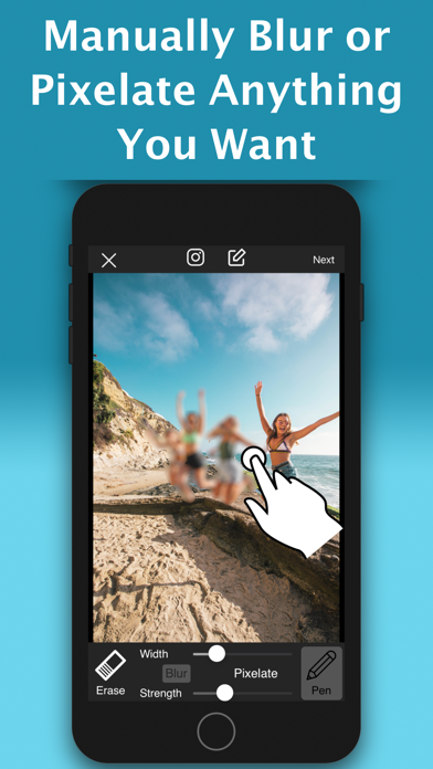 Auto Blur Faces: Photo & Video Screenshot