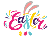 Easter Bunny Stickers Set