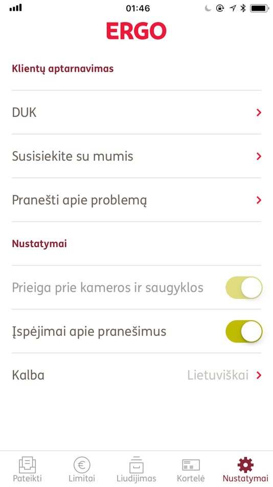 #6. ERGO Lietuva (iOS) Podle: ERGO Insurance SE Latvijas filiāle