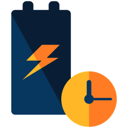 Battery Clock: Autonomie Rest