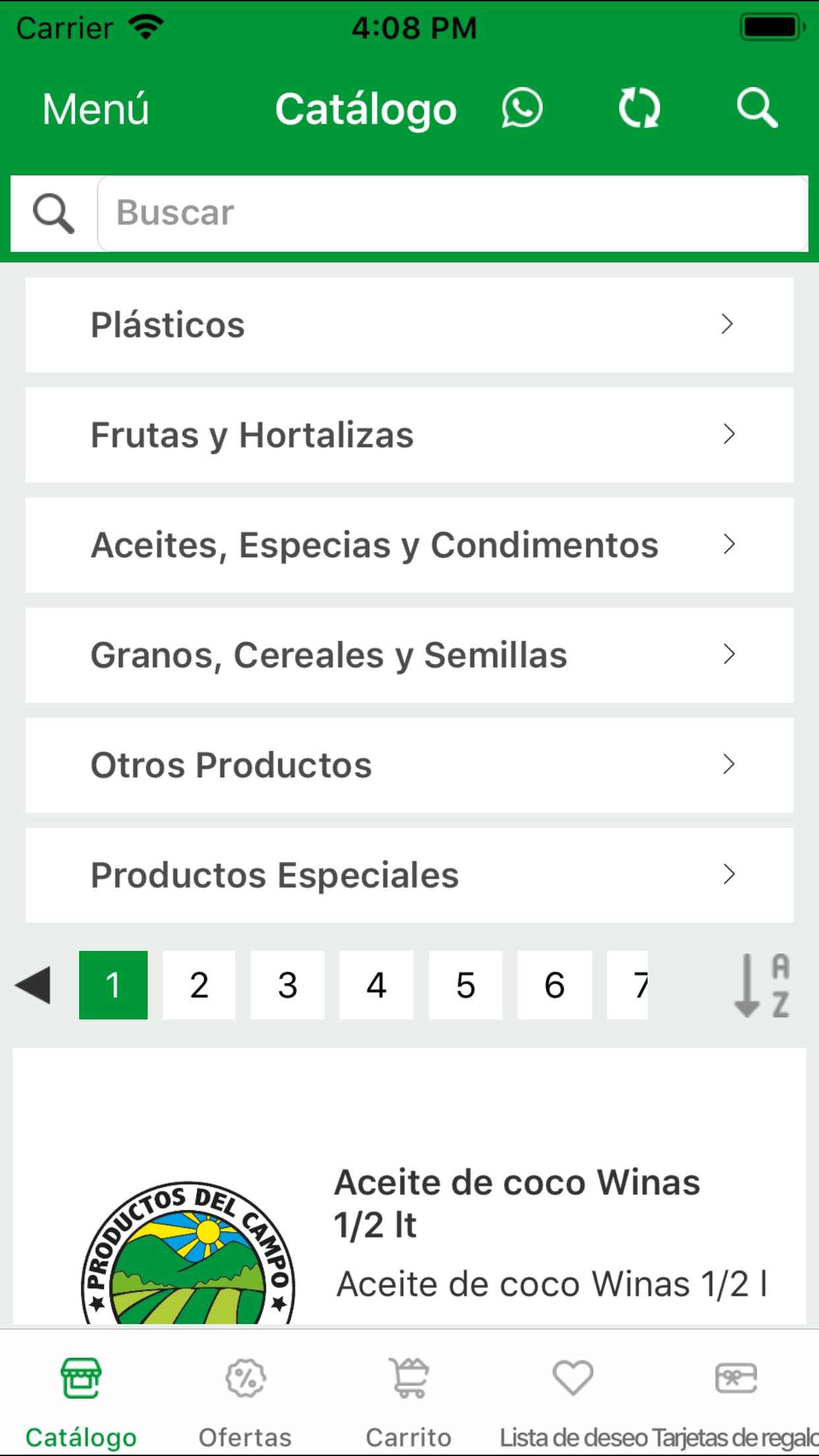 Screenshot 3 of Productos del Campo Delivery