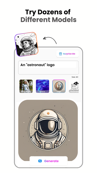 Stockimg AI: Stock Photo, Logo Screenshot