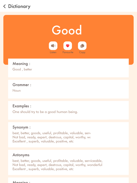 You Dictionary All Language iPad screenshot 5 - Utilities app