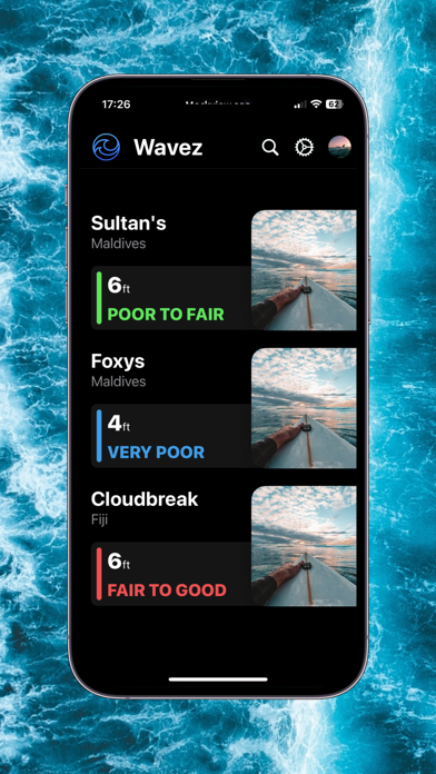 Screenshot #2 pour Wavez - Surfer's Forecast