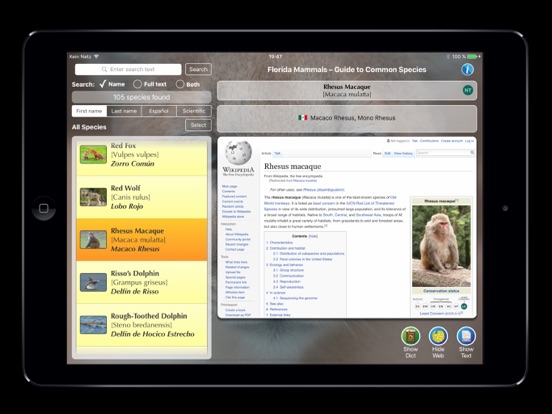 Screenshot #6 pour Florida Mammals