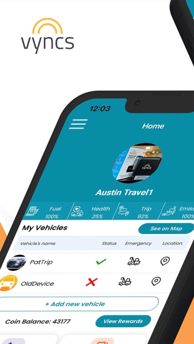 Vyncs: Connected Car OBD v2.0 Screenshot