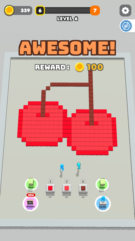 #5. Tile Craft 3D - Pixel Paint (iOS) 由: UNIT5
