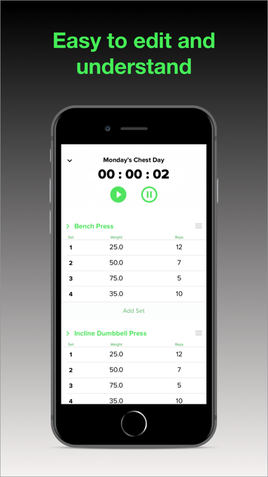 LIFT Workout Manager app screenshot 3