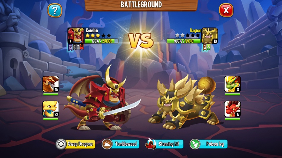 #7. Dragon City: Battle Adventure! (iOS) Bởi: Socialpoint
