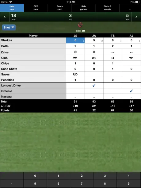 mScorecard - Golf Scorecard