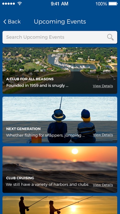 Saugatuck Harbor Yacht Club. Screenshot