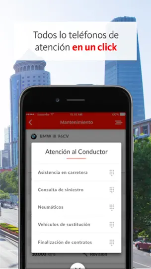Captura de pantalla de Santander Renting en iPhone 4