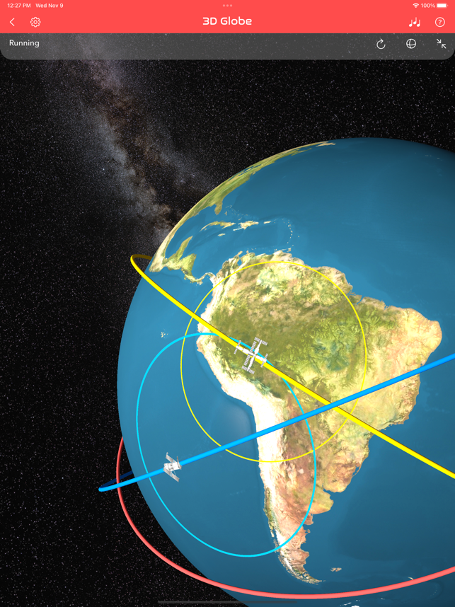 ISS Real-Time Tracker 3D -kuvakaappaus