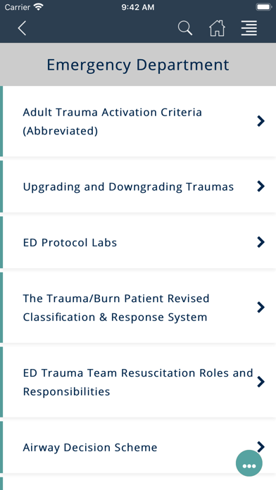 Screenshot #3 pour Clinical Protocols