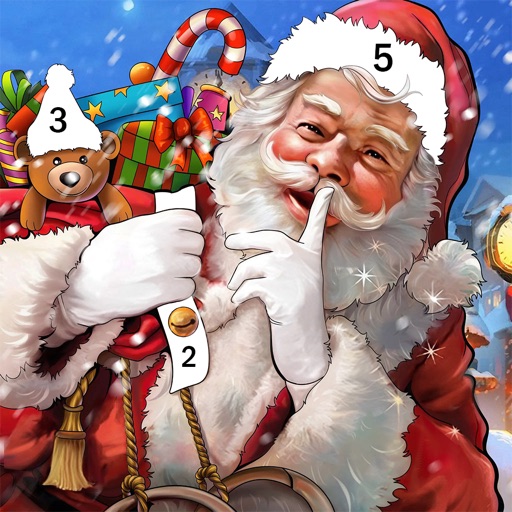 Christmas Color By Number Game