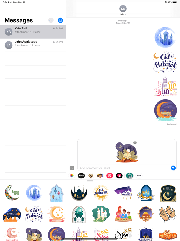 Screenshot #6 pour Happy Ramadan Kareem Stickers