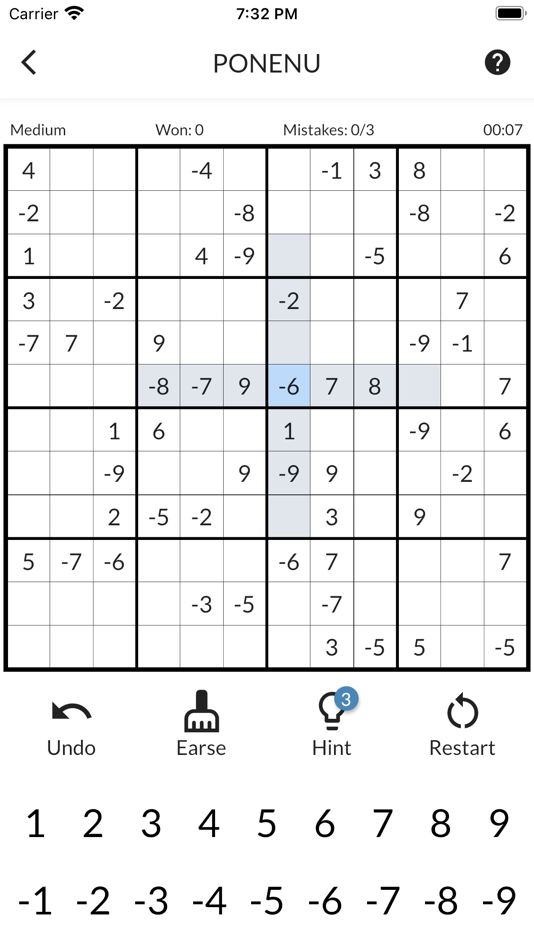 #3. Sudoku Nize (iOS) Podle: Le Huu Nghia