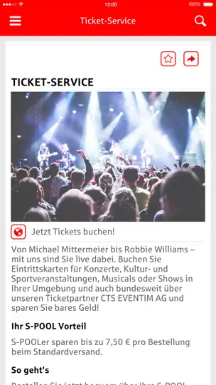 Screenshot von S-POOL auf dem iPhone 3