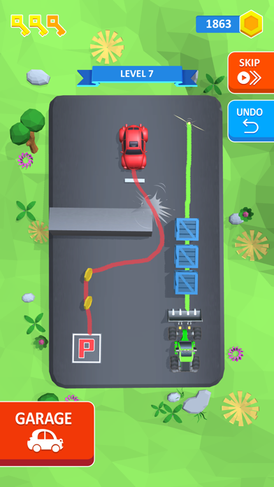 Screenshot #3 pour Draw n Park 3D: jeu de parking