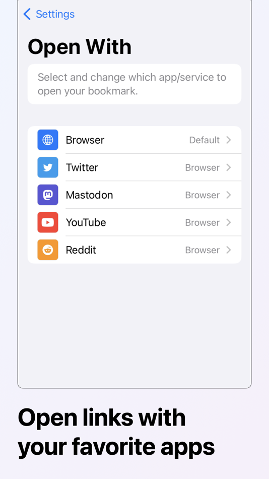 #5. Bookmarks - URL Manager (macOS) 由: Yuto Iwakami