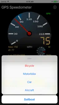 GPS-Speedometer iphone bilder 2