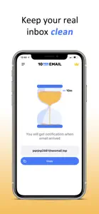 10 Minute - Temp Mail Address screenshot #3 for iPhone