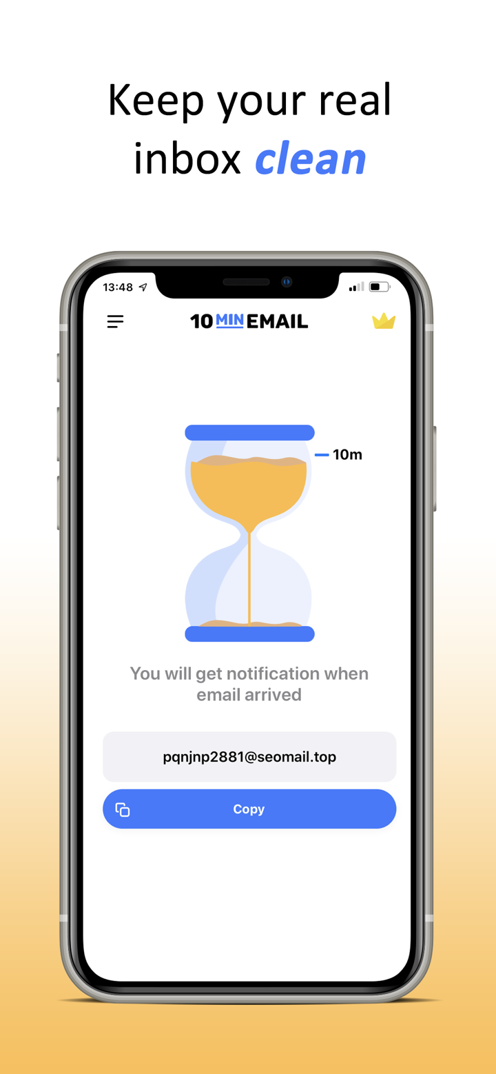 10 Minute - Temp Mail Address screenshot 3