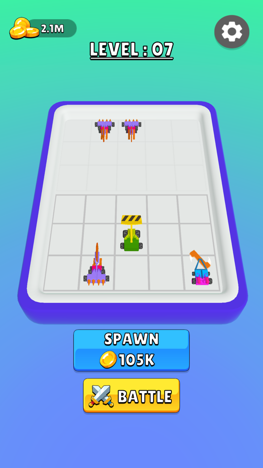 #7. Robot Merge and Fight Master (iOS) Podle: Muhammad Imran