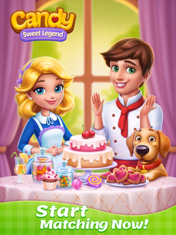 Candy Sweet Legend - Match 3 iPad screenshot