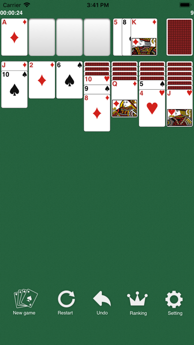 Solitaire / Klondike iPhone screenshot