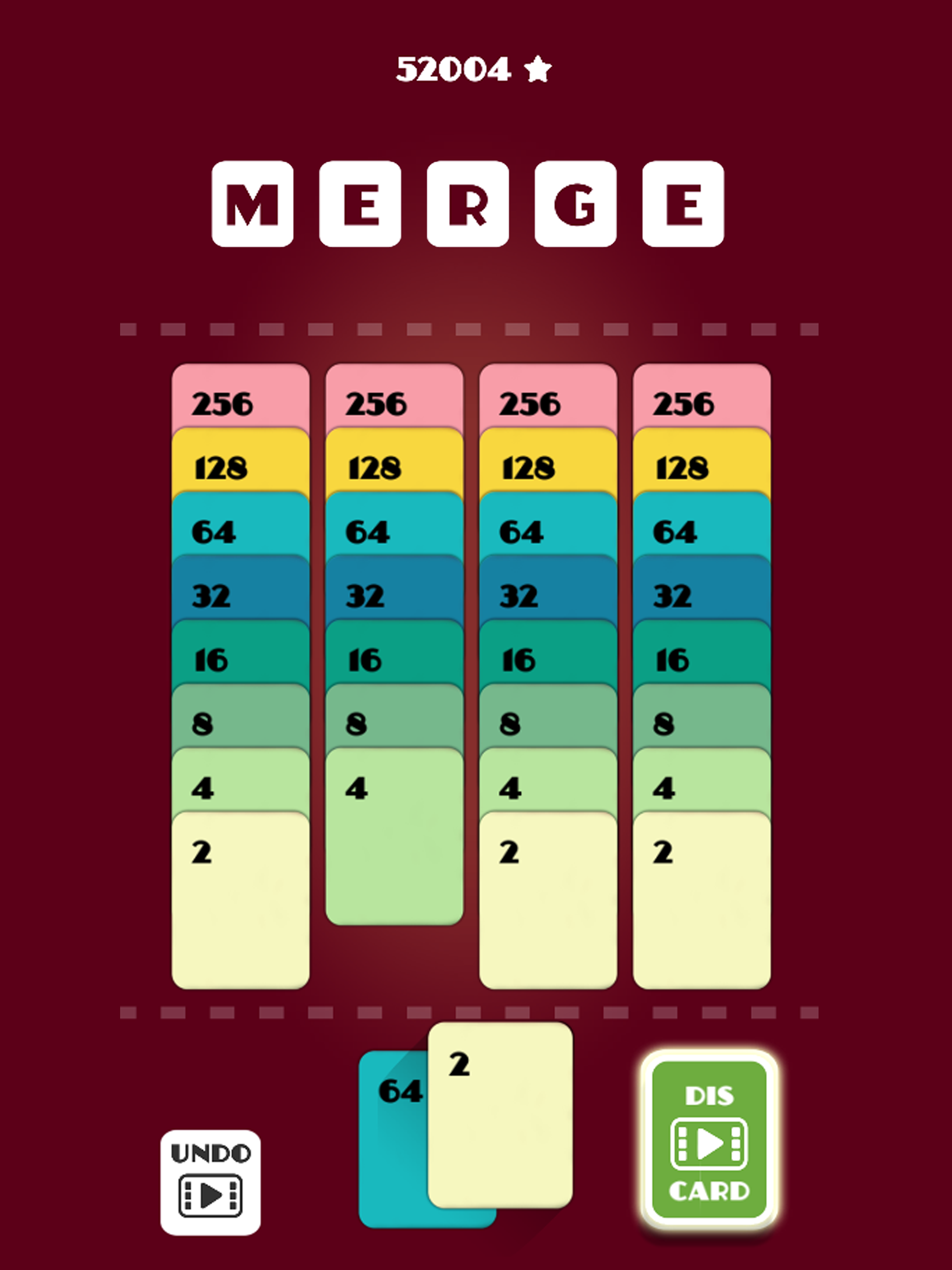 Merge Solitaire - 2048 Puzzle