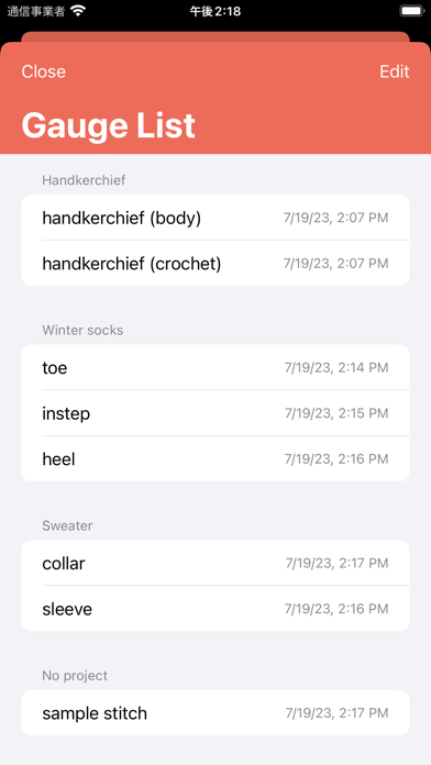 GAUGES - Knitting Life Screenshot