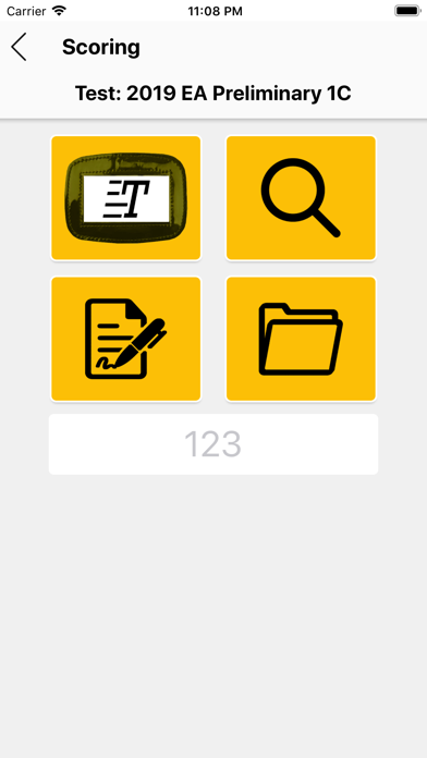 LiveScore Dressage Screenshot