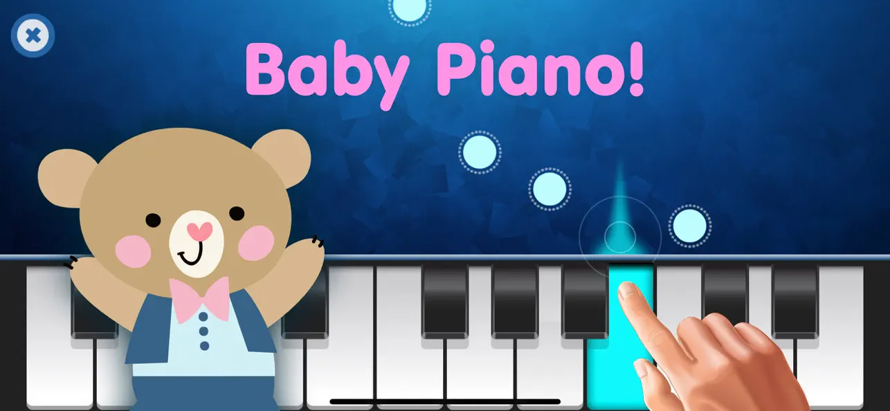 Screenshot #1 pour Musique: Jeux de Bebe - Piano