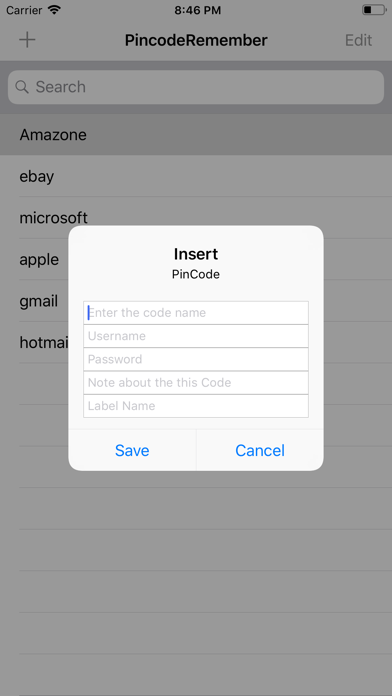 App screenshot