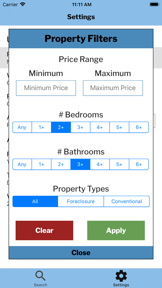USHUD Foreclosure Home Search screenshot
