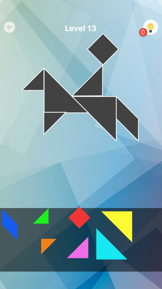 #8. Tangram Shape Puzzle Game (iOS) Bởi: Paperboat Labs Private Limited