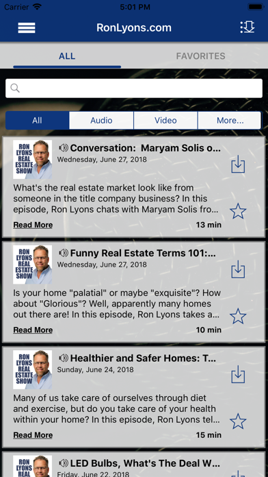 RonLyons.com iPhone screenshot 2 - Business app
