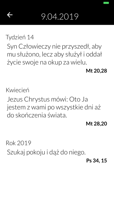Biblia na co dzień iPhone screenshot